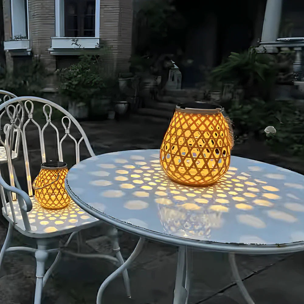 Solara™ Woven Lantern